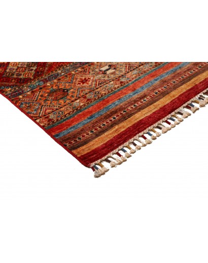 Tappeto Samarkand Pakistan marrone arancione 83x293