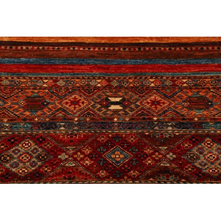 Tappeto Samarkand Pakistan marrone arancione 83x293