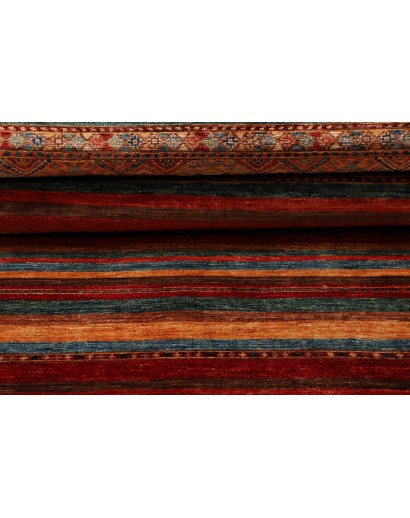 Tappeto Samarkand Pakistan marrone arancione 83x293