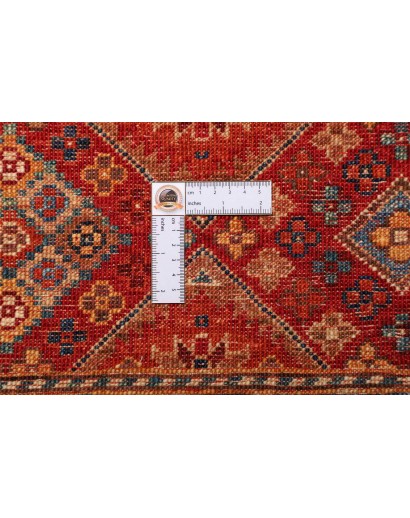 Tappeto Samarkand Pakistan marrone arancione 83x293