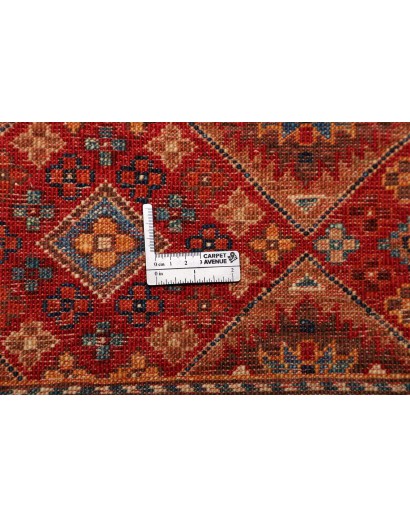 Tappeto Samarkand Pakistan marrone arancione 83x293