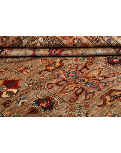 Tappeto Kazak Fine Pakistan marrone blu 175x240