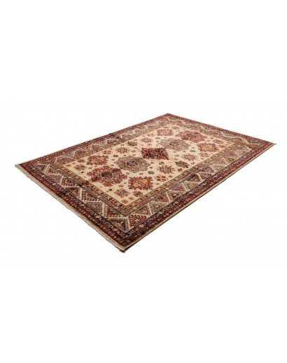 Tappeto Kazak Fine Pakistan marrone grigio 174x238