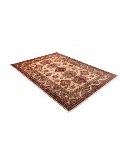 Tappeto Kazak Fine Pakistan marrone grigio 174x238