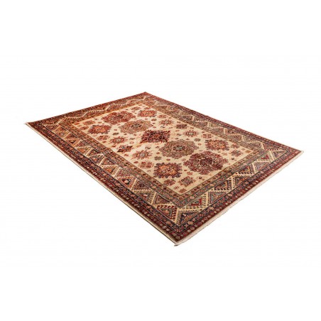 Tappeto Kazak Fine Pakistan marrone grigio 174x238