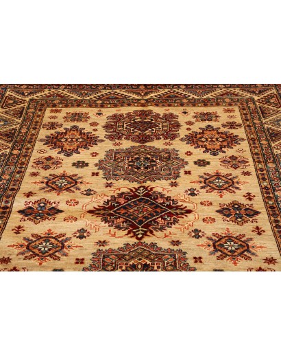 Tappeto Kazak Fine Pakistan marrone grigio 174x238