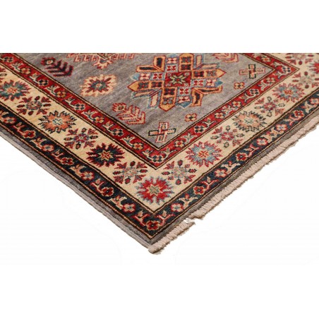 Tappeto Kazak Fine Pakistan marrone grigio 82x313