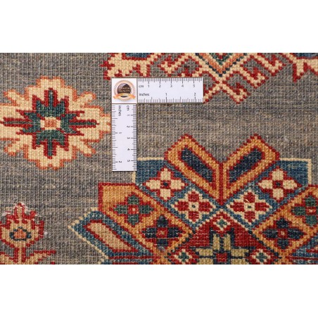 Tappeto Kazak Fine Pakistan marrone grigio 82x313