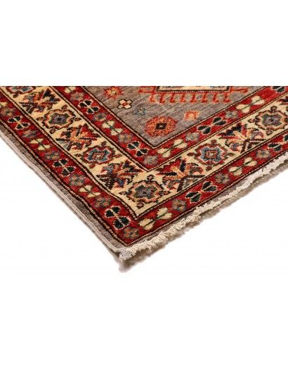 Tappeto Kazak Fine Pakistan marrone grigio 85x423