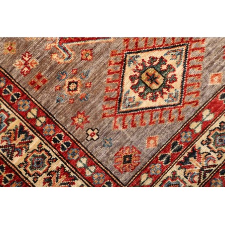 Tappeto Kazak Fine Pakistan marrone grigio 85x423