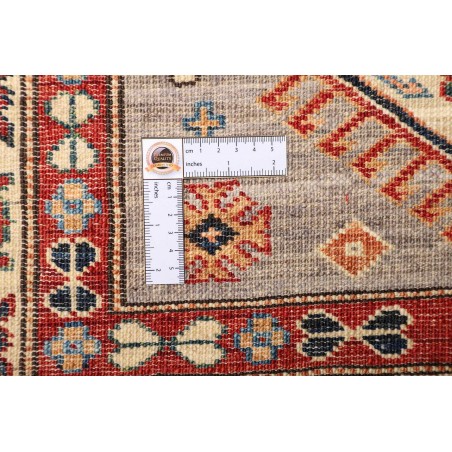 Tappeto Kazak Fine Pakistan marrone grigio 85x423