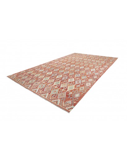 Tappeto Kilim Afghanistan marrone bianco 304x496