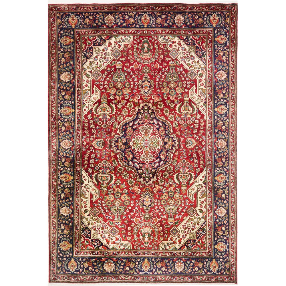 Tappeto Tabriz Persia marrone 200x300