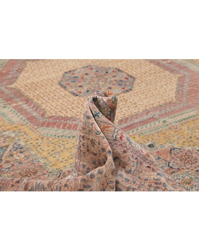 Tappeto Mamlouk Pakistan marrone grigio 400x510