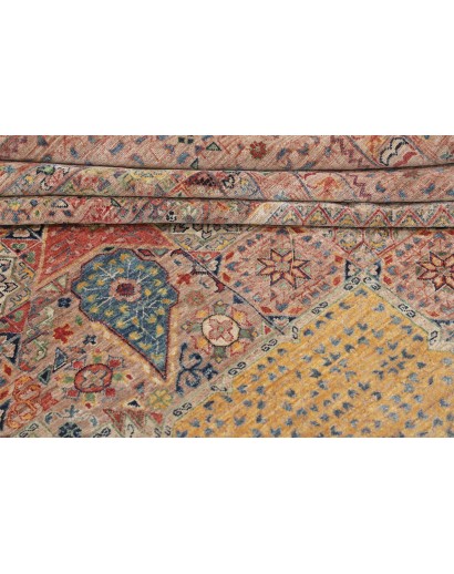 Tappeto Mamlouk Pakistan marrone grigio 400x510