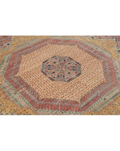 Tappeto Mamlouk Pakistan marrone grigio 400x510