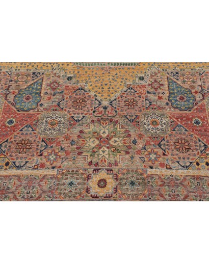 Tappeto Mamlouk Pakistan marrone grigio 400x510