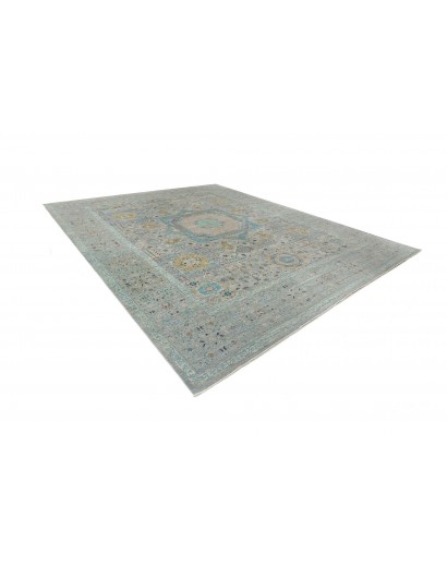 Tappeto Mamlouk Pakistan azzurro 391x490