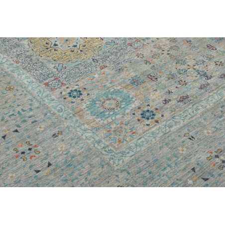 Tappeto Mamlouk Pakistan azzurro 391x490