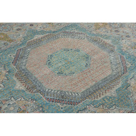 Tappeto Mamlouk Pakistan azzurro 391x490