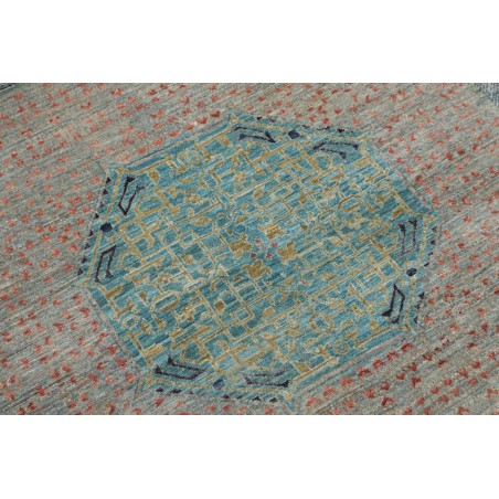 Tappeto Mamlouk Pakistan azzurro 391x490