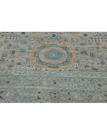 Tappeto Mamlouk Pakistan azzurro 391x490