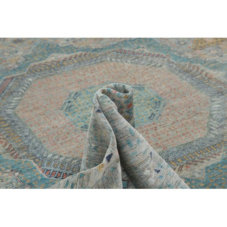 Tappeto Mamlouk Pakistan azzurro 391x490