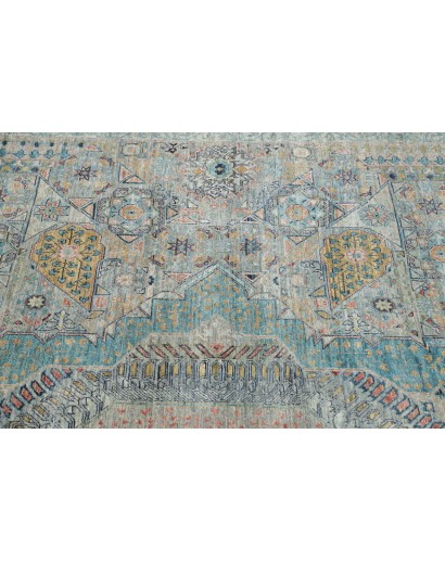 Tappeto Mamlouk Pakistan azzurro 391x490