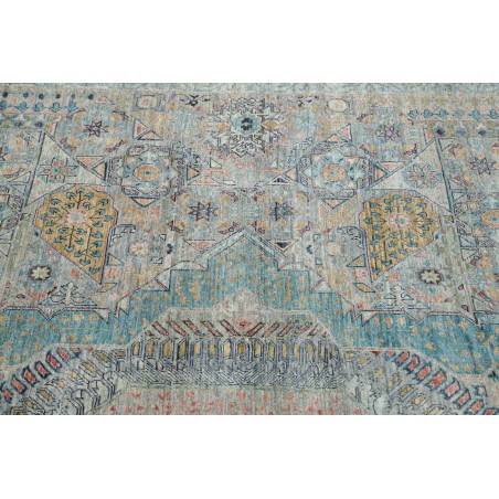 Tappeto Mamlouk Pakistan azzurro 391x490