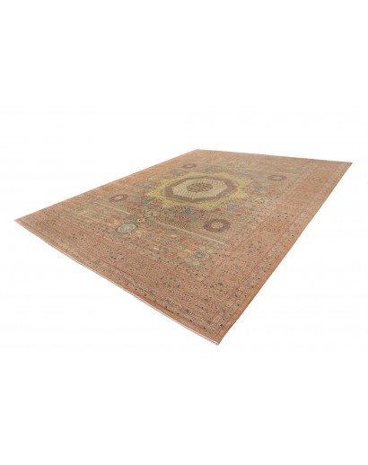 Tappeto Mamlouk Pakistan marrone bianco 372x463