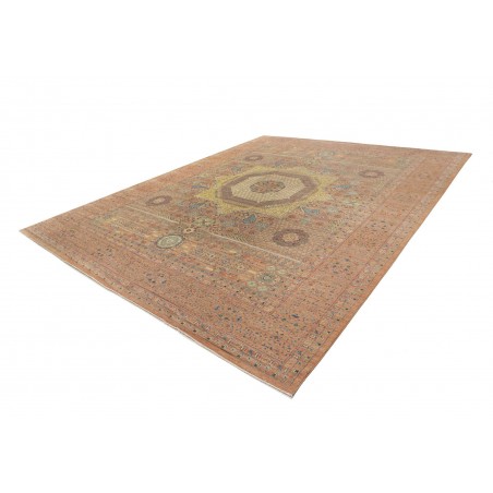 Tappeto Mamlouk Pakistan marrone bianco 372x463
