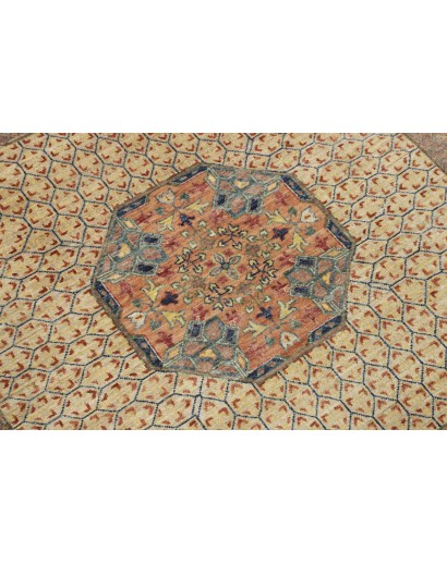 Tappeto Mamlouk Pakistan marrone bianco 372x463