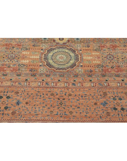 Tappeto Mamlouk Pakistan marrone bianco 372x463