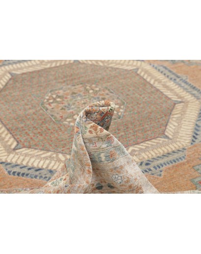 Tappeto Mamlouk Pakistan marrone bianco 355x463