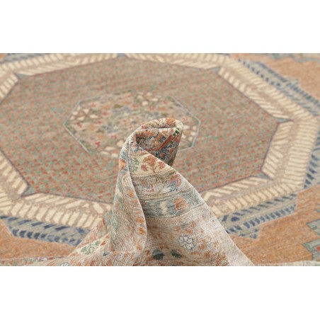 Tappeto Mamlouk Pakistan marrone bianco 355x463
