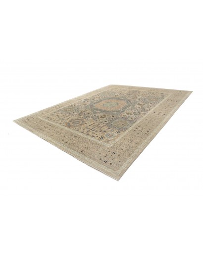 Tappeto Mamlouk Pakistan beige azzurro 365x454