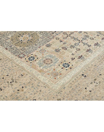 Tappeto Mamlouk Pakistan beige azzurro 365x454