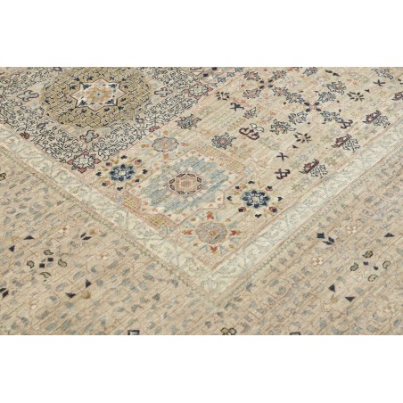 Tappeto Mamlouk Pakistan beige azzurro 365x454