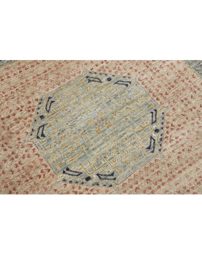 Tappeto Mamlouk Pakistan beige azzurro 365x454