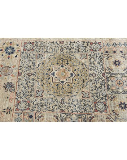 Tappeto Mamlouk Pakistan beige azzurro 365x454