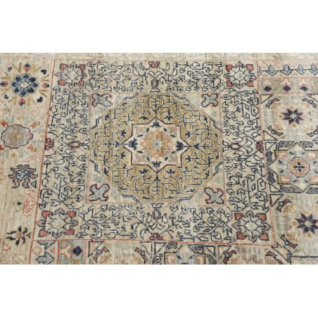 Tappeto Mamlouk Pakistan beige azzurro 365x454