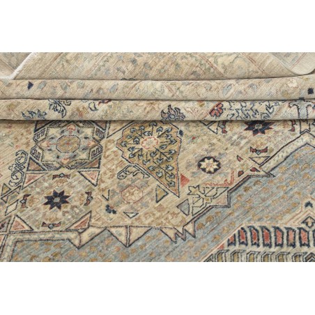 Tappeto Mamlouk Pakistan beige azzurro 365x454