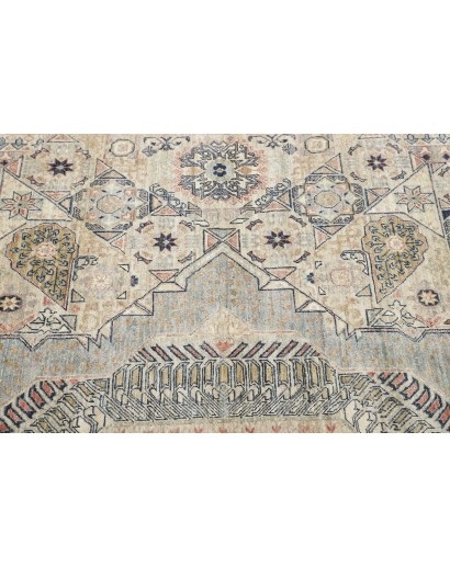 Tappeto Mamlouk Pakistan beige azzurro 365x454