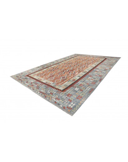 Tappeto Kilim Afghanistan marrone 403x601