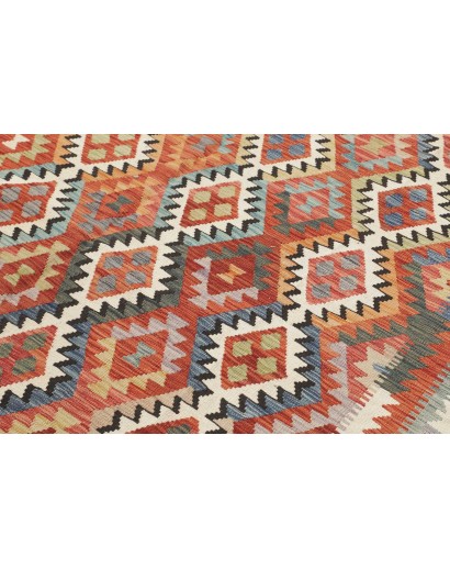 Tappeto Kilim Afghanistan marrone 403x601