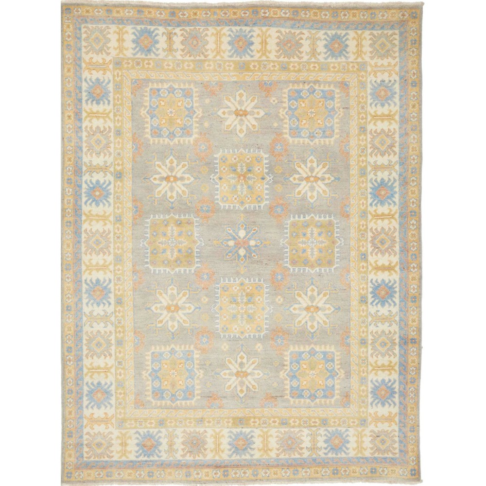 Tappeto Kazak Afghanistan beige marrone 150x196 Tappeto Kazak Afghanistan beige marrone 150x196
