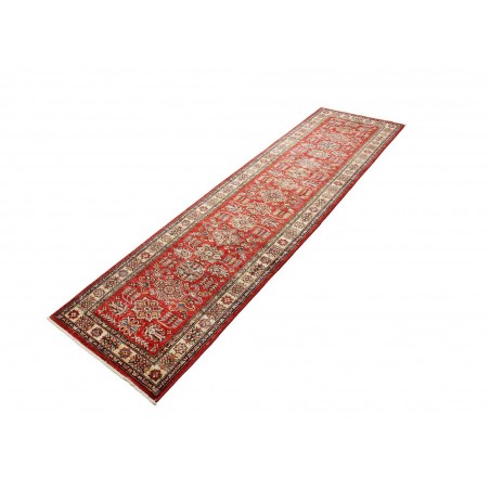 Tappeto Kazak Fine Pakistan marrone grigio 80x294