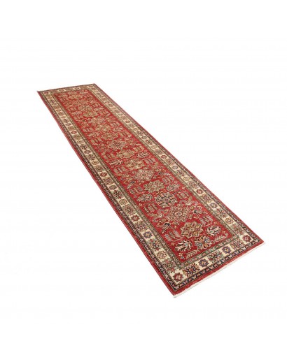 Tappeto Kazak Fine Pakistan marrone grigio 80x294