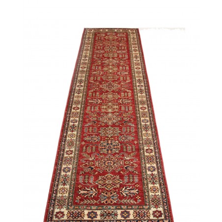 Tappeto Kazak Fine Pakistan marrone grigio 80x294