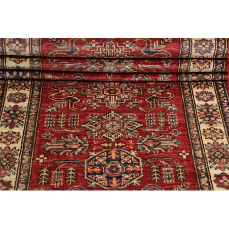Tappeto Kazak Fine Pakistan marrone grigio 80x294